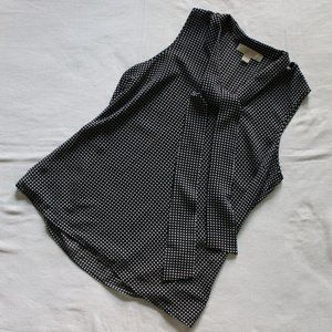 Michael Kors tie neck blouse